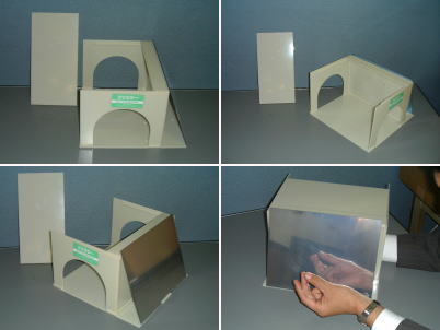 製品化された、片袖型「クリミラー」の画像